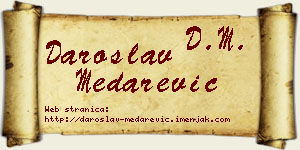 Daroslav Medarević vizit kartica
